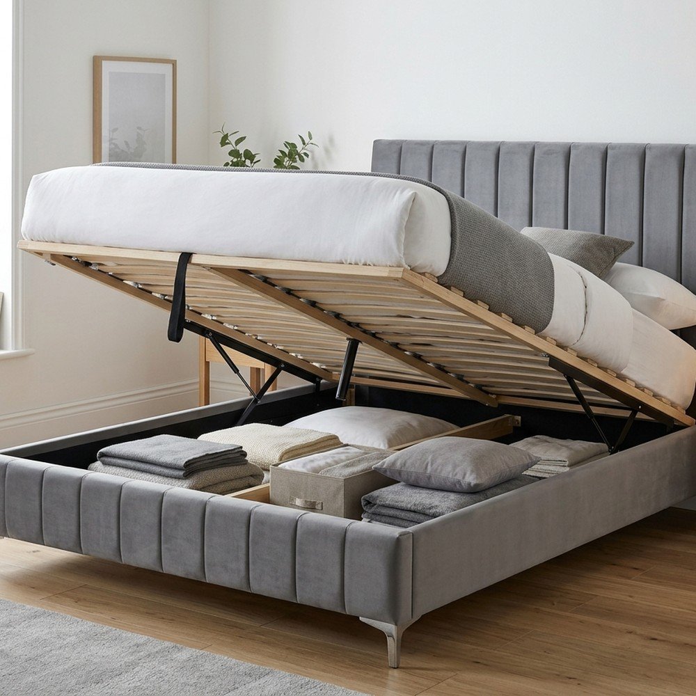Kensington End-Lift Ottoman Storage Bed