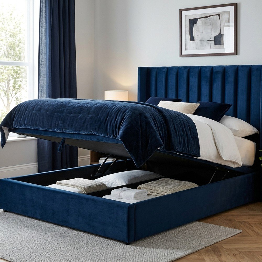 Mayfair Vertical Pleated Storage Bed