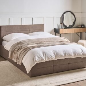 Ottoman Bed Frame 90 x 190 cm Upholstered