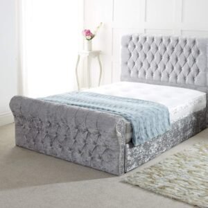 VASAGLE Ottoman Bed with Lift Up Storage RMB610GN01